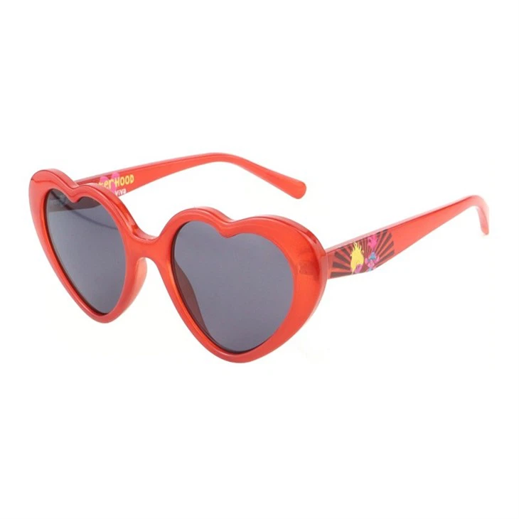 TR90 Polarized Heart Shape Kids Sunglasses 490727